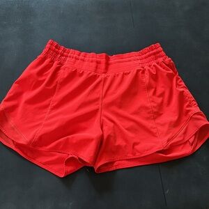 Hotty hot red shorts lululemon